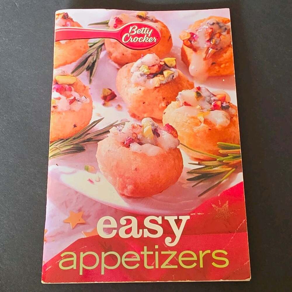 Betty Crocker Easy Appetizers Illustrated Paperback Cookbook 2009 Wiley